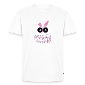 LAPIN DE JOUEUR - T-shirt Premium bio Homme - blanc - Devant - Nico (187cm)