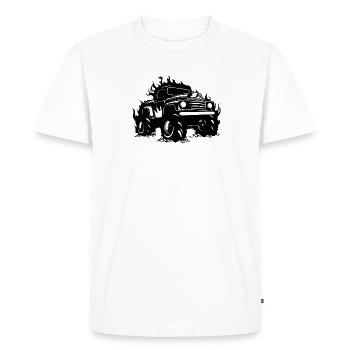 Monster Truck Monster Truck Lover Fan - T-shirt Premium bio Homme - blanc - Devant - Nico (187cm)