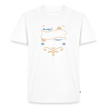 Cadeau de Noël DJ Flightless Bird Jokes - T-shirt Premium bio Homme - blanc - Devant - Nico (187cm)
