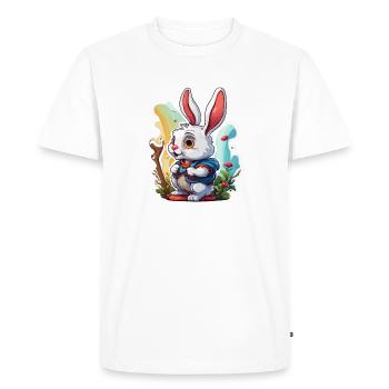 Anime / Bande dessinée / Japonais / Animation / Dessin animé - T-shirt Premium bio Homme - blanc - Devant - Nico (187cm)