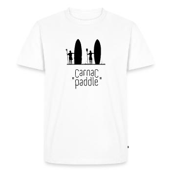 Carnac Paddle - T-shirt Premium bio Homme - blanc - Devant - Nico (187cm)