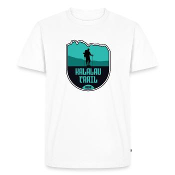 Kalalau Trail - Kauai, Hawaii - Men's Premium Organic T-Shirt - white - Front - Nico (187cm)