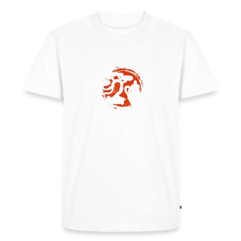 Chai Tea Retro Japanese Bonsaï Tree Idée cadeau - T-shirt Premium bio Homme - blanc - Devant - Nico (187cm)