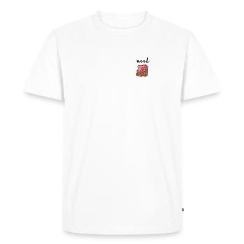 Chaise de plage Mood Holiday Northern Lights Moin Baltic Sea - T-shirt Premium bio Homme - blanc - Devant - Nico (187cm)