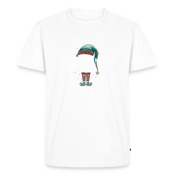 The Grandma Elf Matching Group christmas - Men's Premium Organic T-Shirt - white - Front - Nico (187cm)