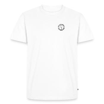 Problèmes de vin vinique Buveur de vin Winemaker Festival du vin - T-shirt Premium bio Homme - blanc - Devant - Nico (187cm)