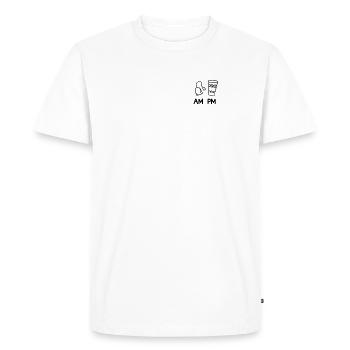 Hessian Abbelwoiglas Äppler Cider Bembel - Men's Premium Organic T-Shirt - white - Front - Nico (187cm)