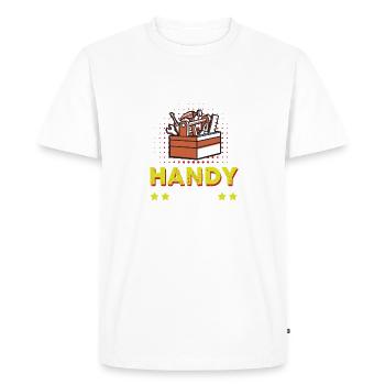 Dawn of the Handyman - Men's Premium Organic T-Shirt - white - Front - Nico (187cm)