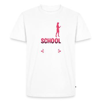 Voici ma chemise de secrétaire d’école - T-shirt Premium bio Homme - blanc - Devant - Nico (187cm)