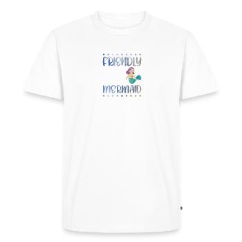 Sympathique Voisinage Sirène - T-shirt Premium bio Homme - blanc - Devant - Nico (187cm)