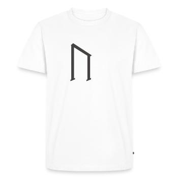 Viking Runen Uruz - T-shirt Premium bio Homme - blanc - Devant - Nico (187cm)