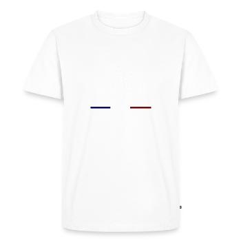 abeille Napoléon - T-shirt Premium bio Homme - blanc - Devant - Nico (187cm)