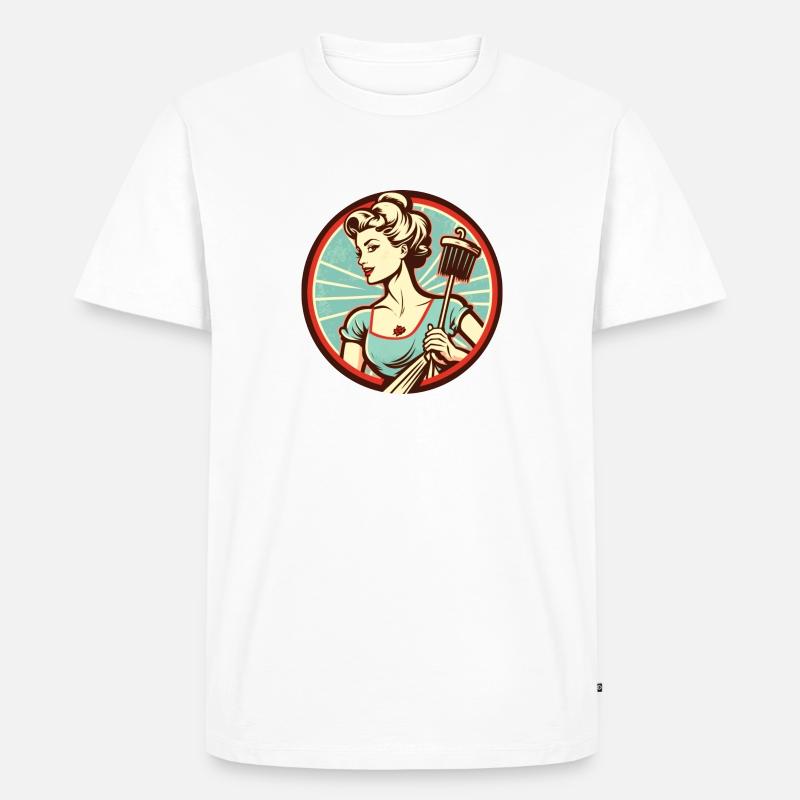 Perfekte Ehefrau - Männer Premium Bio T-Shirt - Weiß
