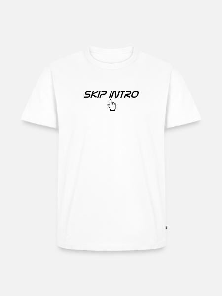 skip intro - Men's Premium Organic T-Shirt -
