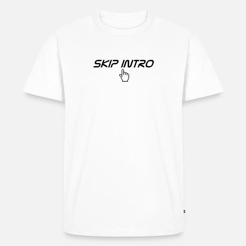 skip intro - Men's Premium Organic T-Shirt - undefined