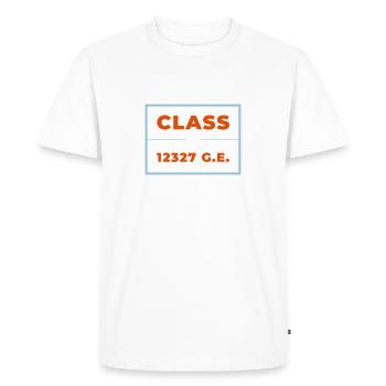Psychohistory Class of 12327 Trantor University - Men's Premium Organic T-Shirt - white - Front - Nico (187cm)