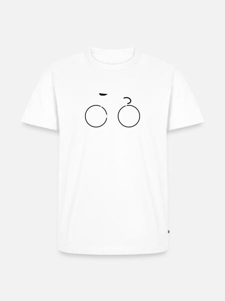 rennrad f3 - Männer Premium Bio T-Shirt - Weiß
