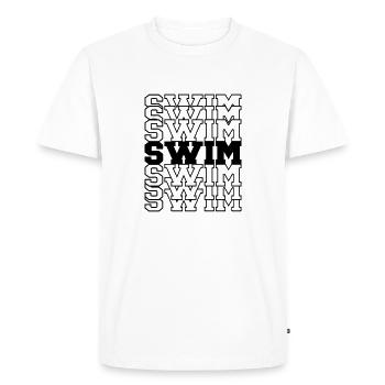 Nager - T-shirt Premium bio Homme - blanc - Devant - Nico (187cm)