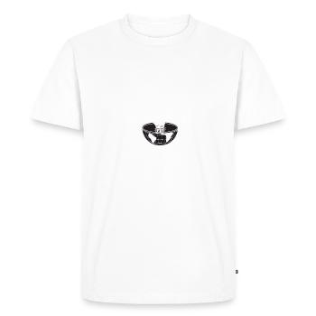 Maman, tu berces mon monde! - T-shirt Premium bio Homme - blanc - Devant - Nico (187cm)