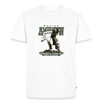 Geronimo warrior - T-shirt Premium bio Homme - blanc - Devant - Nico (187cm)