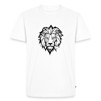 tigre - T-shirt Premium bio Homme - blanc - Devant - Nico (187cm)