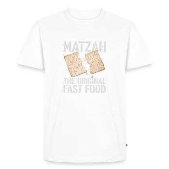 Kosher enjoyment in style - Men's Premium Organic T-Shirt - white - Front - Nico (187cm)