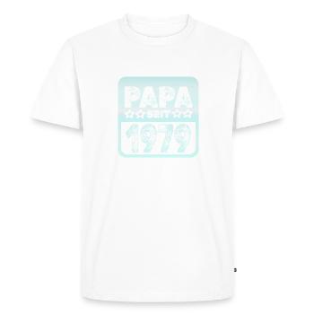 1979 1979 - T-shirt Premium bio Homme - blanc - Devant - Nico (187cm)
