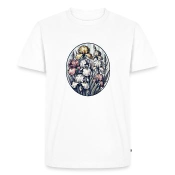 Iris - T-shirt Premium bio Homme - blanc - Devant - Nico (187cm)