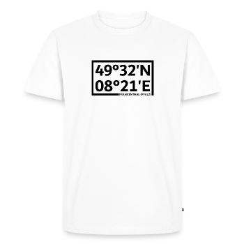Frankenthal (Pfalz) coordinates - Men's Premium Organic T-Shirt - white - Front - Nico (187cm)