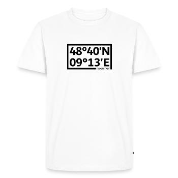 Filderstadt coordinates - Men's Premium Organic T-Shirt - white - Front - Nico (187cm)