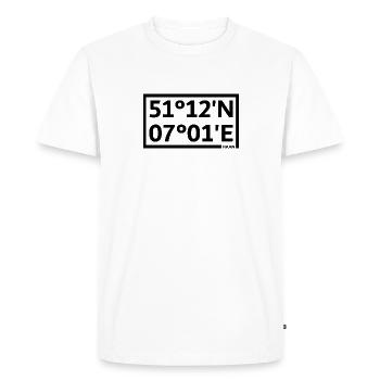 Haan coordinates - Men's Premium Organic T-Shirt - white - Front - Nico (187cm)