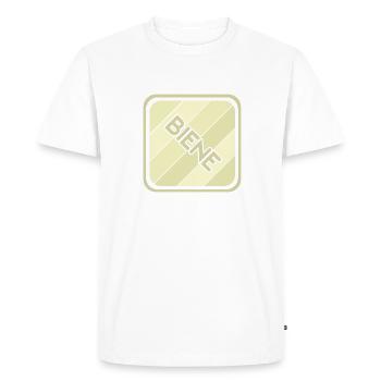Abeille fille - T-shirt Premium bio Homme - blanc - Devant - Nico (187cm)