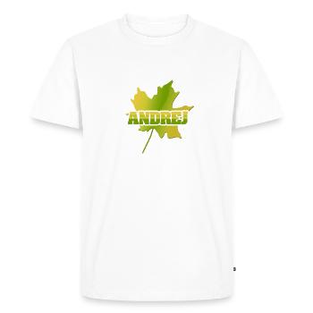 Andrej as Andrej - Men's Premium Organic T-Shirt - white - Front - Nico (187cm)