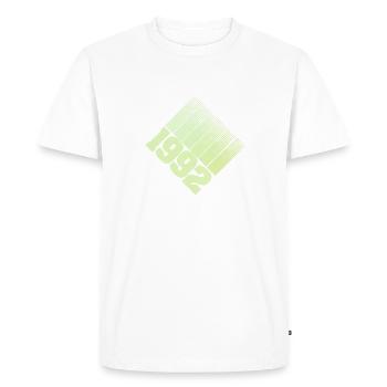 Année1992 Année1992 - T-shirt Premium bio Homme - blanc - Devant - Nico (187cm)