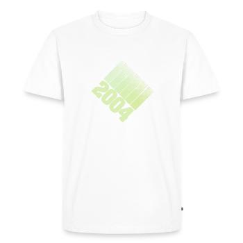 Year 2004 - Men's Premium Organic T-Shirt - white - Front - Nico (187cm)