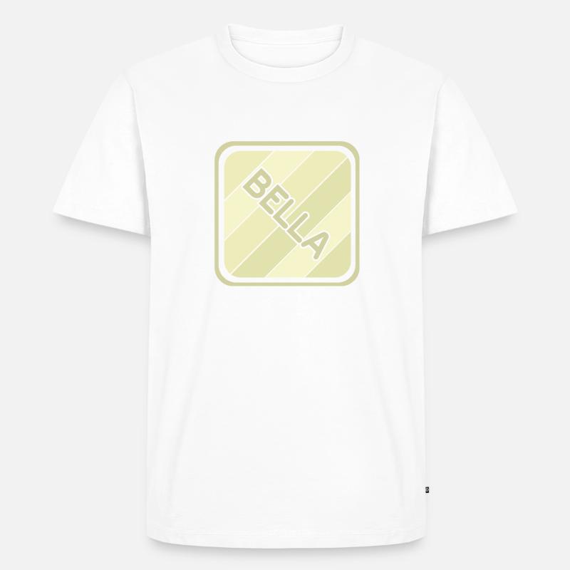Mädchenname Bella - Männer Premium Bio T-Shirt - undefined