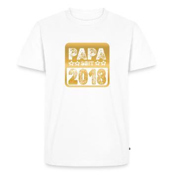 2018 - T-shirt Premium bio Homme - blanc - Devant - Nico (187cm)