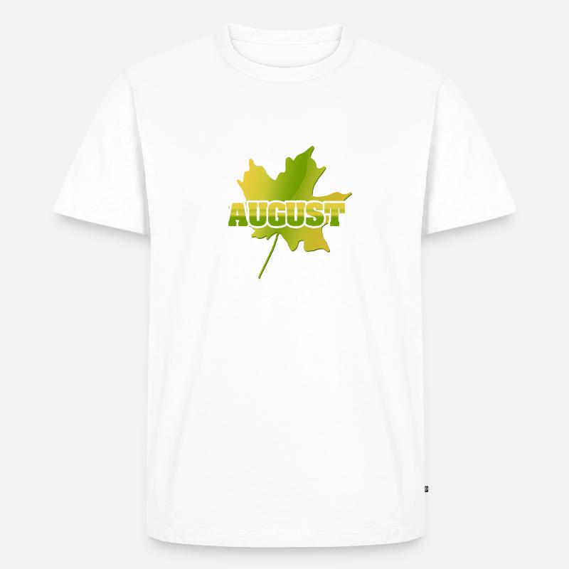 August als August - Männer Premium Bio T-Shirt - undefined