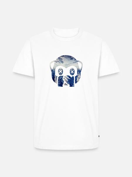 Party Hard! - Männer Premium Bio T-Shirt - Weiß