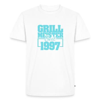 Couverts de barbecue 1997 - T-shirt Premium bio Homme - blanc - Devant - Nico (187cm)