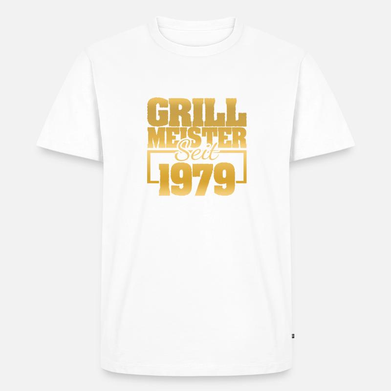 Grillinstructor 1979 - Männer Premium Bio T-Shirt - undefined
