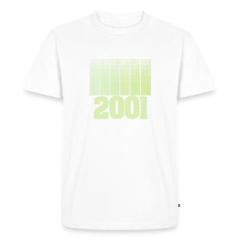 2001 - Men's Premium Organic T-Shirt - white - Front - Nico (187cm)