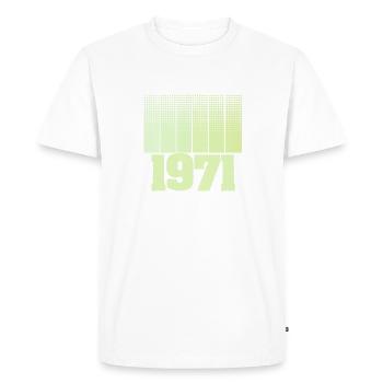Pitch 1971 - T-shirt Premium bio Homme - blanc - Devant - Nico (187cm)
