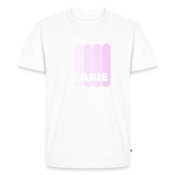 Marie - T-shirt Premium bio Homme - blanc - Devant - Nico (187cm)