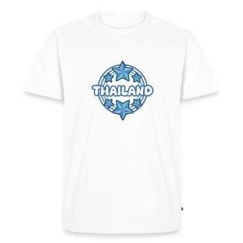 Thaïlande - T-shirt Premium bio Homme - blanc - Devant - Nico (187cm)