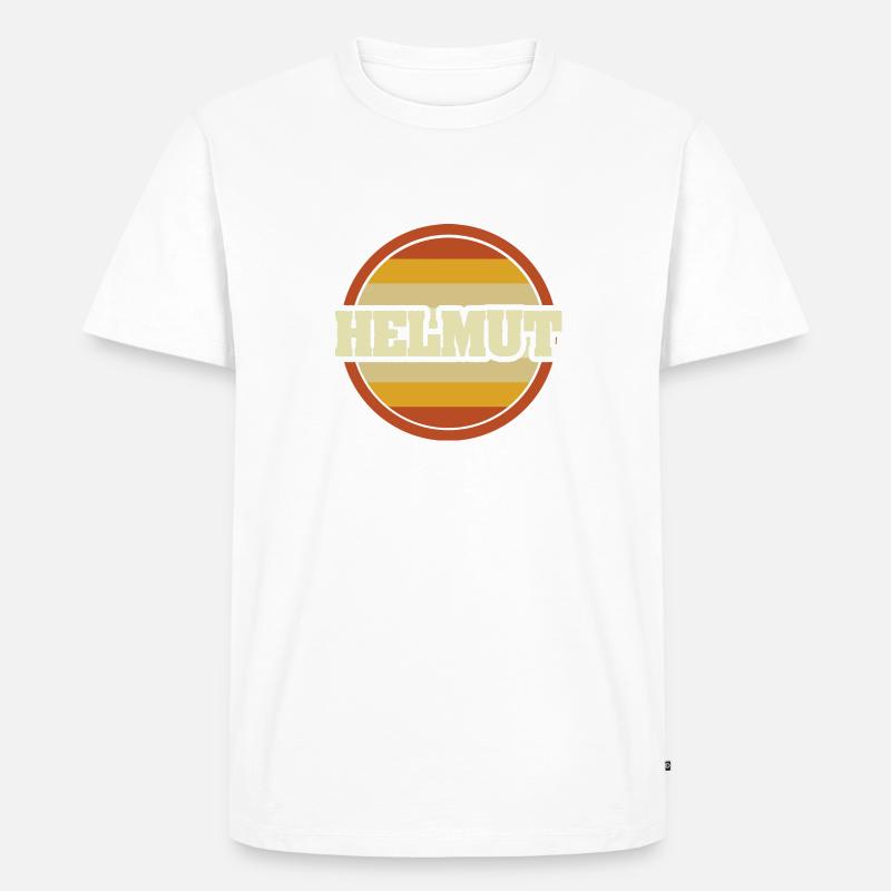 Helmut - Männer Premium Bio T-Shirt - undefined