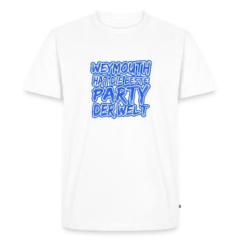 Gift for Weymouth - Men's Premium Organic T-Shirt - white - Front - Nico (187cm)