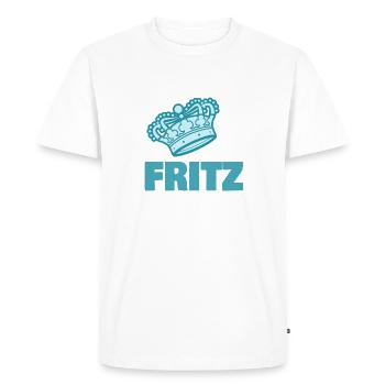 Gift for Fritz - Men's Premium Organic T-Shirt - white - Front - Nico (187cm)