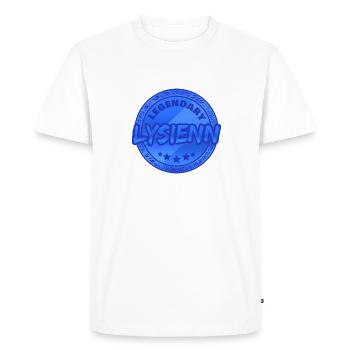First name Lysienn - Men's Premium Organic T-Shirt - white - Front - Nico (187cm)