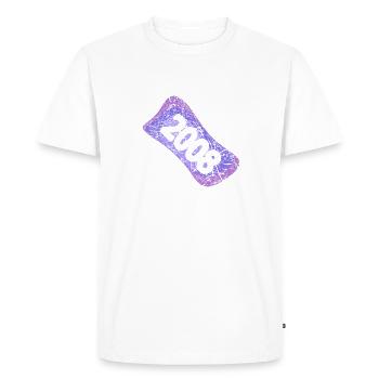 Etudiants 2008 - T-shirt Premium bio Homme - blanc - Devant - Nico (187cm)